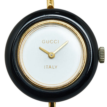 Gucci ChangiBezel  1100L Quartz White Dial Mecca  Gucci