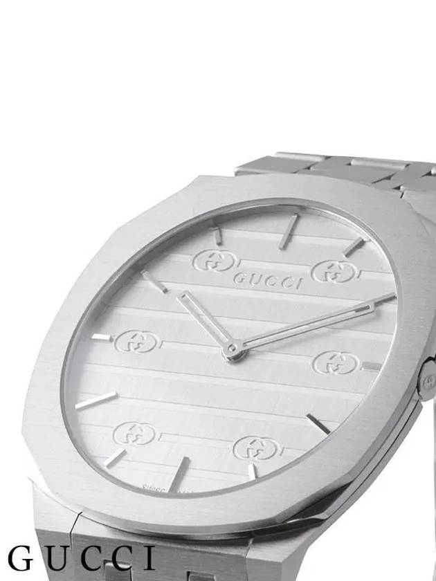 Gucci 25H Metal Watch Silver