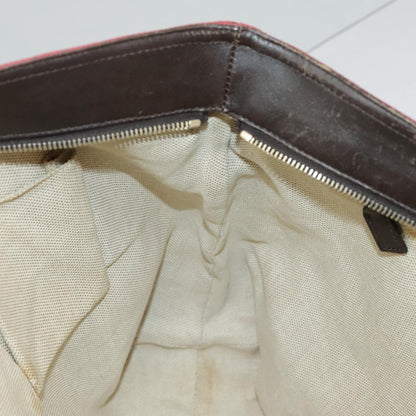GUCCI GG Canvas Web Sherry Line Tote Bag Red Green gold 308928  97000