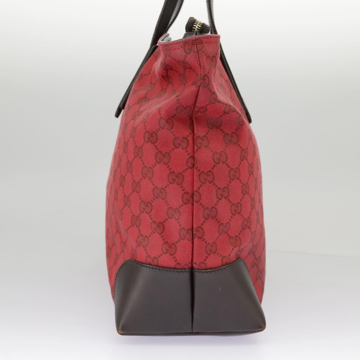 GUCCI GG Canvas Web Sherry Line Tote Bag Red Green gold 308928  97000
