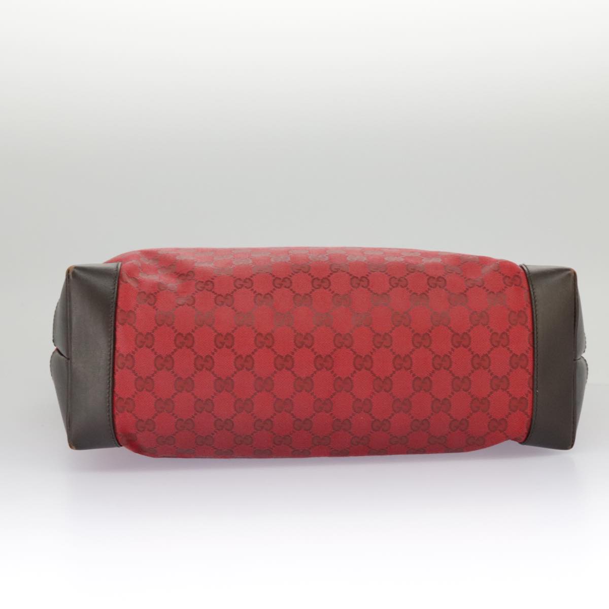 GUCCI GG Canvas Web Sherry Line Tote Bag Red Green gold 308928  97000