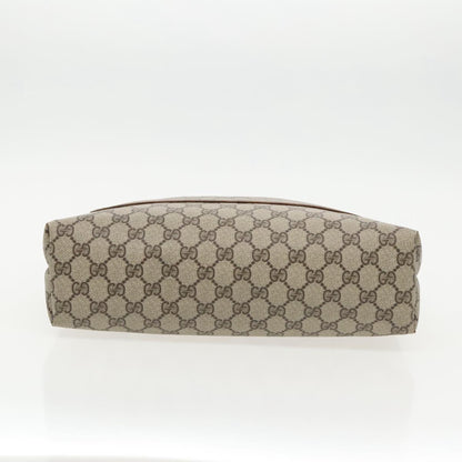 GUCCI GG Supreme Webshire Line Tote Bag PVC Leather Beige 39 02 003  97160