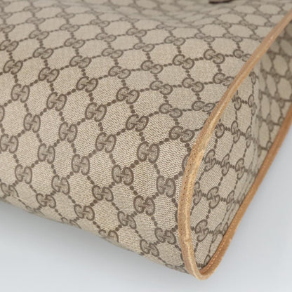 GUCCI GG Supreme Tote Bag PVC Leather Beige Gold 40 02 998  97520