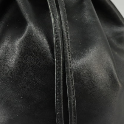 GUCCI Bamboo Hand Bag Leather 2way Black Gold 001 2855 1657 0  97521