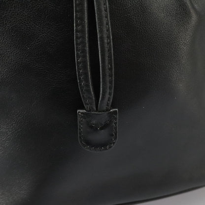 GUCCI Bamboo Hand Bag Leather 2way Black Gold 001 2855 1657 0  97521