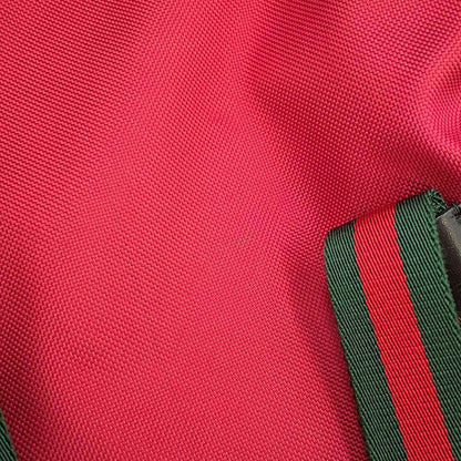 GUCCI Cherie Line Cat Head Backpack Red 429037 Canvas Leather