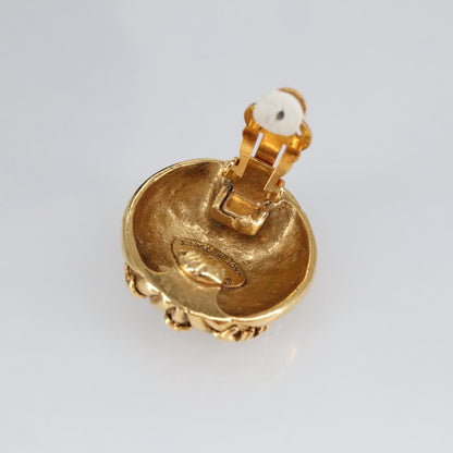 CHANEL COCO Mark Earring metal Gold CC 97754