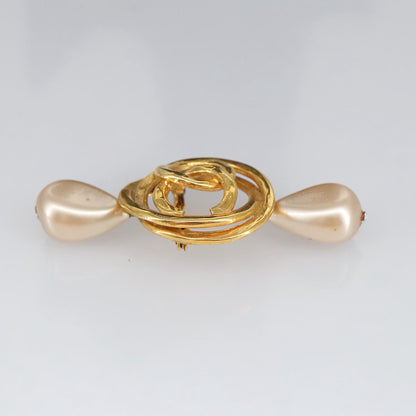 CHANEL COCO Mark Brooch metal Gold CC 97757