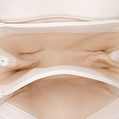 Chanel Sac Quilted Calfskin Pearl CC Accordion Flap