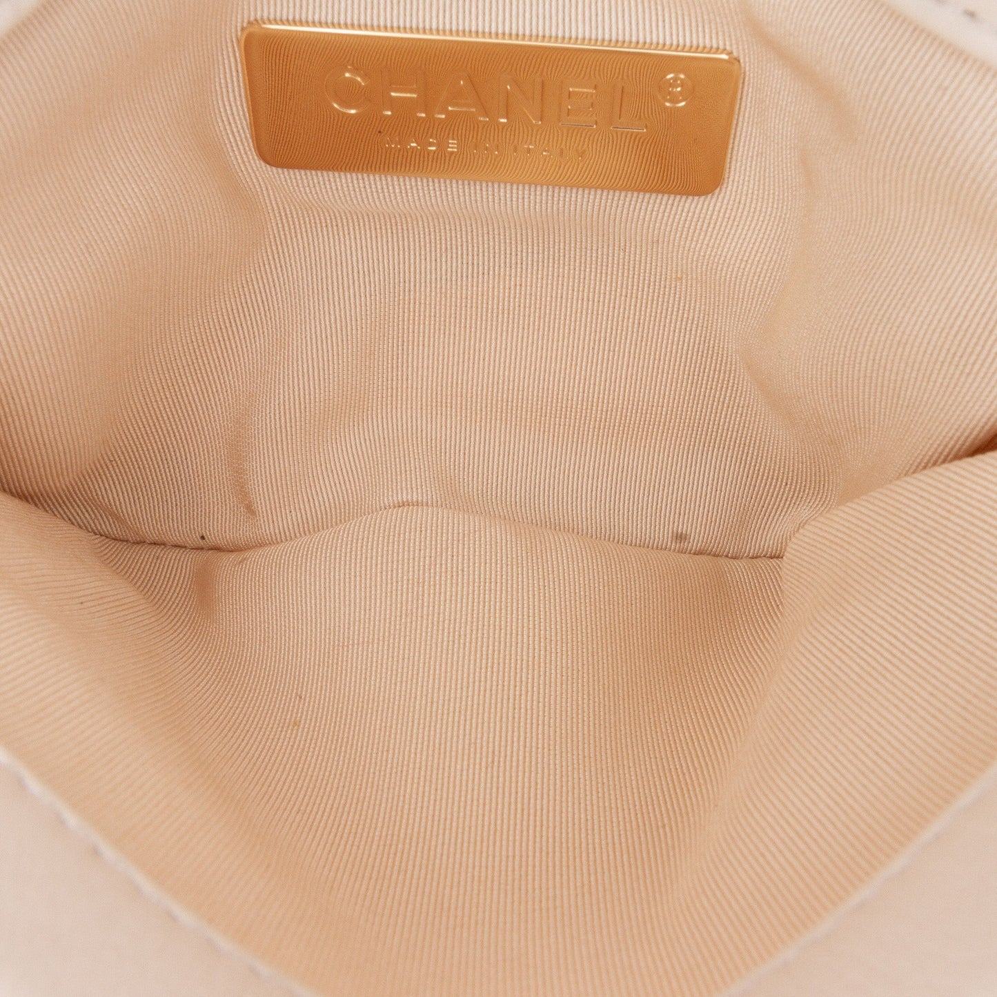 Chanel Sac Quilted Calfskin Pearl CC Accordion Flap