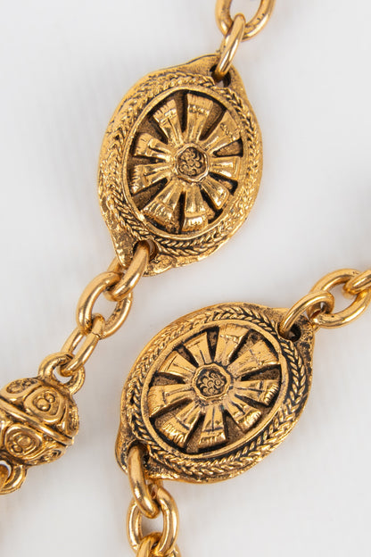 Collier dor Chanel 1980s