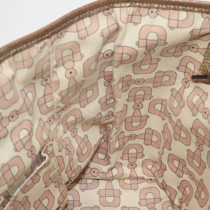 GUCCI GG Canvas Sherry Line Tote Bag Beige Gold pink 137396  98092