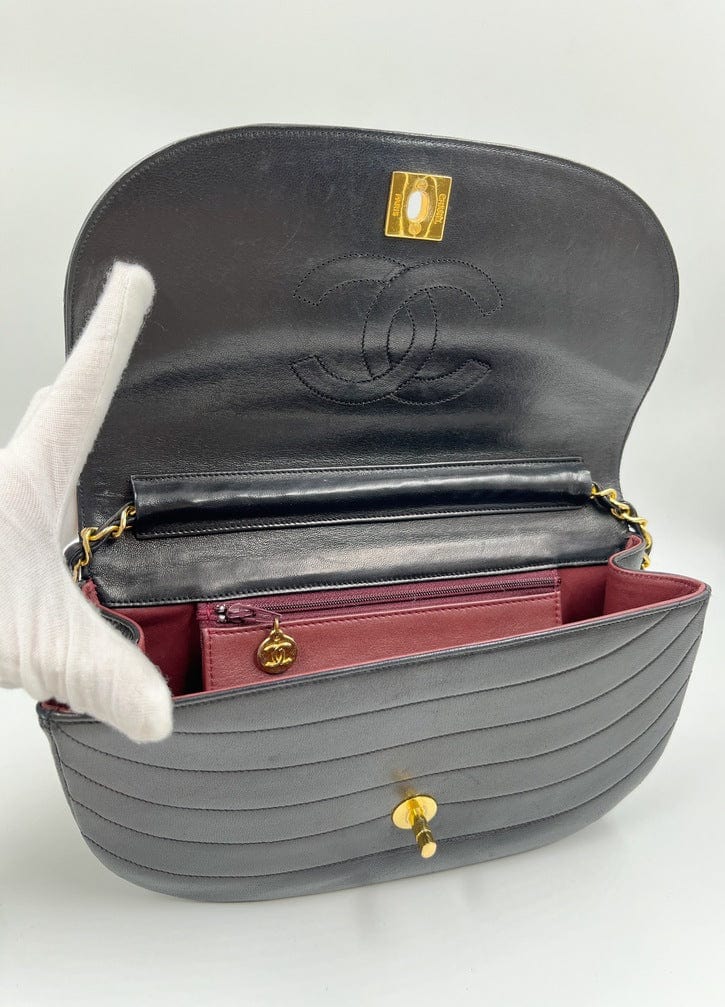 Chanel Vintage Half Moon Flap bag