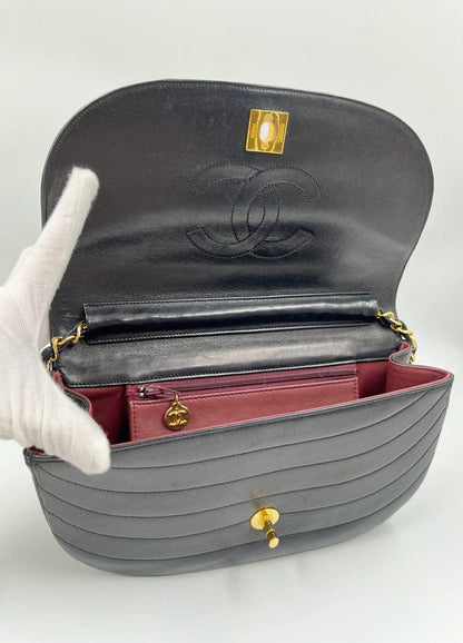 Chanel Vintage Half Moon Flap bag