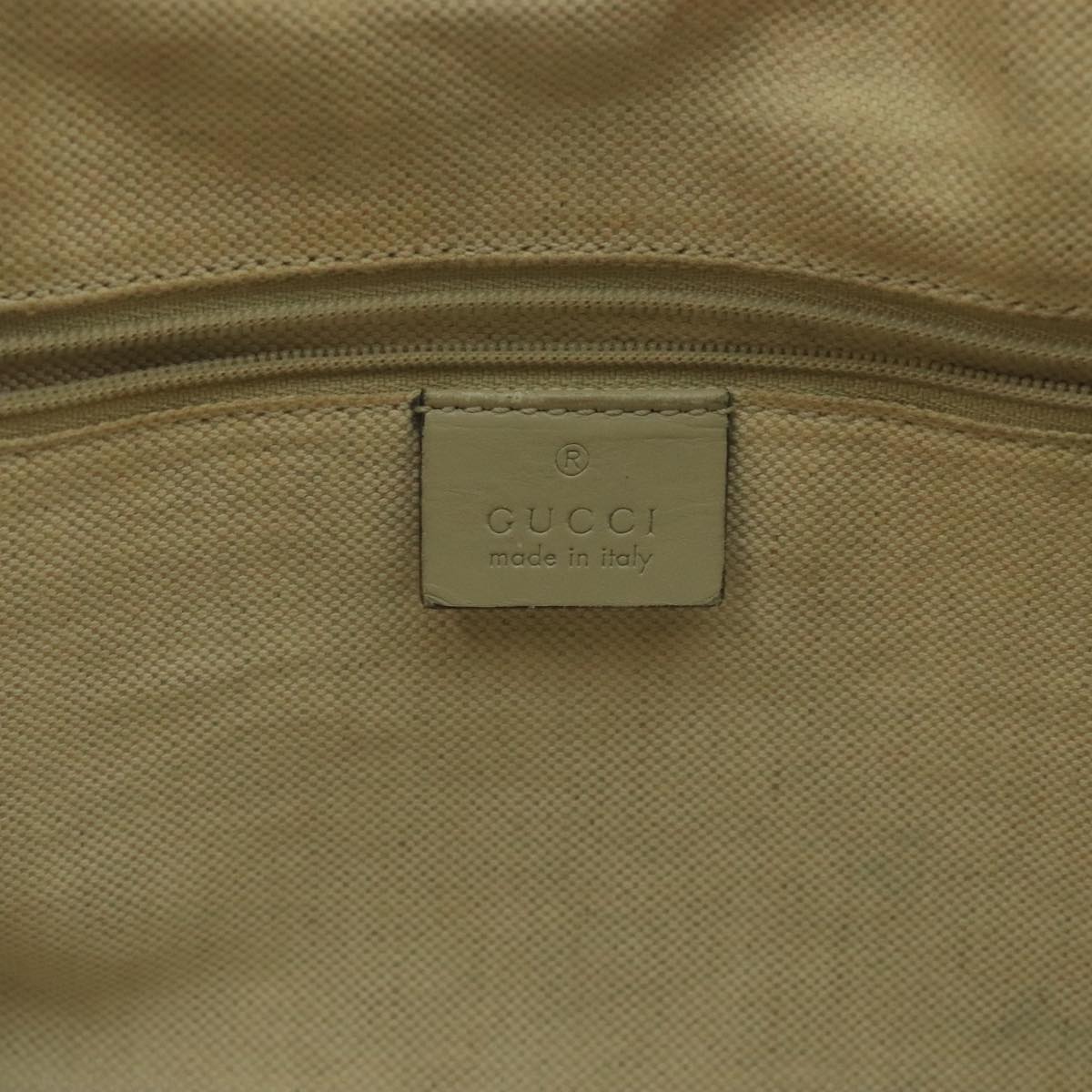 GUCCI GG Canvas Tote Bag Beige Gold 211944  98334