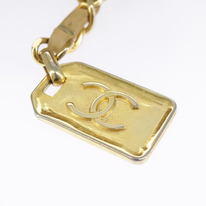CHANEL Matelasse Chain Shoulder Bag Lamb Skin Beige Gold CC 98416