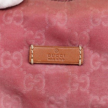GUCCI GG Canvas Tote Bag Nylon Pink Silver 295252  98421