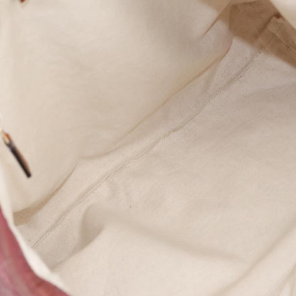GUCCI GG Canvas Tote Bag Nylon Pink Silver 295252  98421