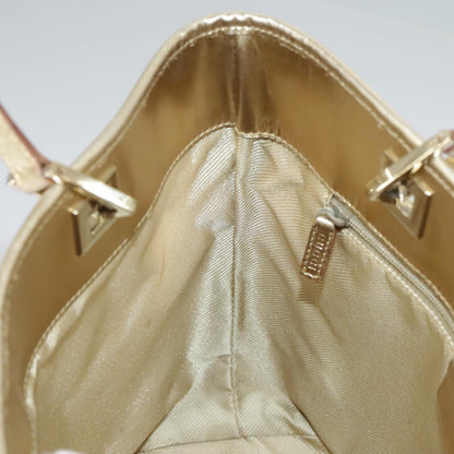 GUCCI GG Canvas Tote Bag Gold Tone Gold 002 1099  98426