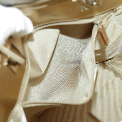 GUCCI GG Canvas Tote Bag Gold Tone Gold 002 1099  98426