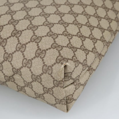GUCCI GG Supreme Web Sherry Line Tote Bag PVC Beige Gold 002 123 6487  98704
