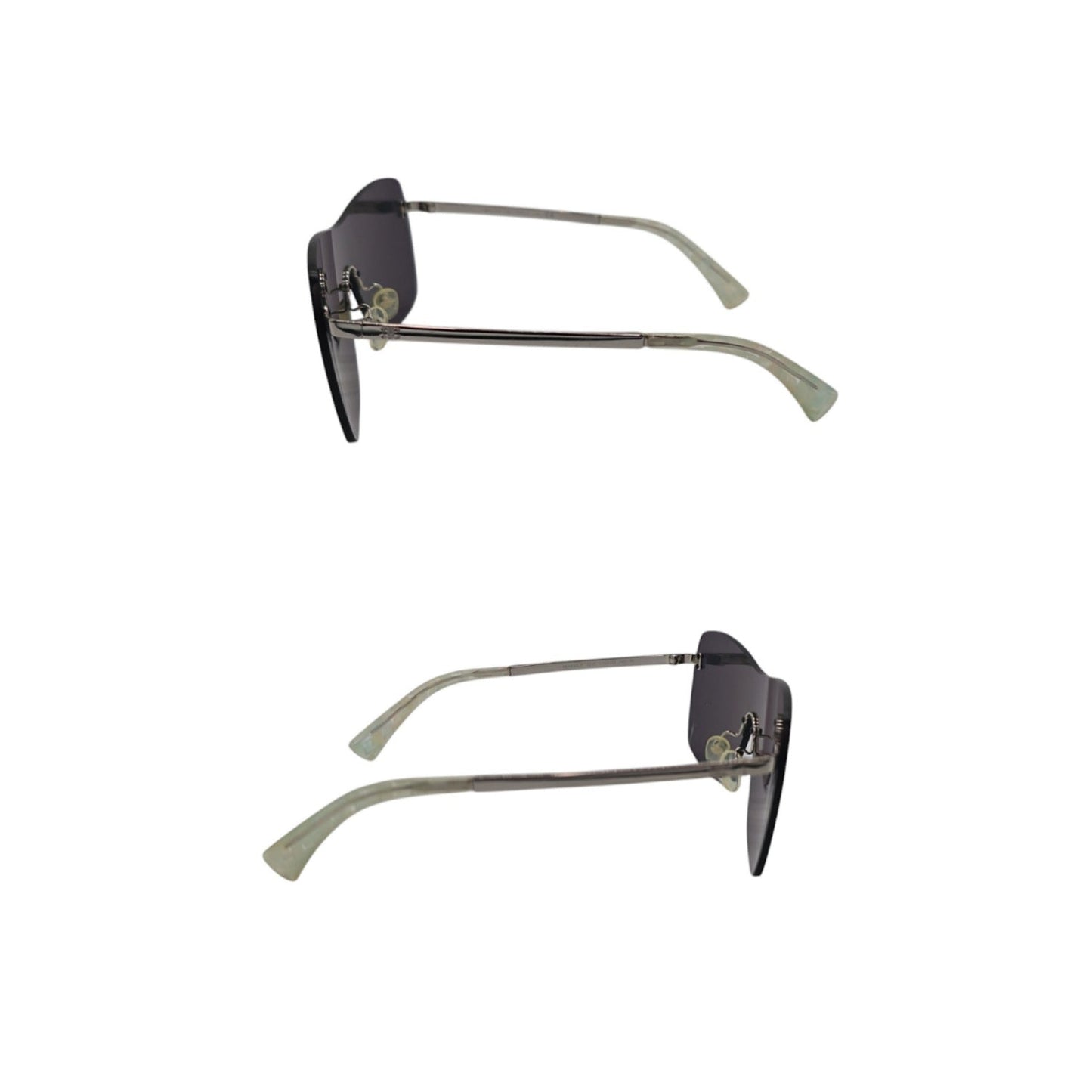 Chanel 4215 CC Shield Quilting Runway Sunglasses Silver Purple