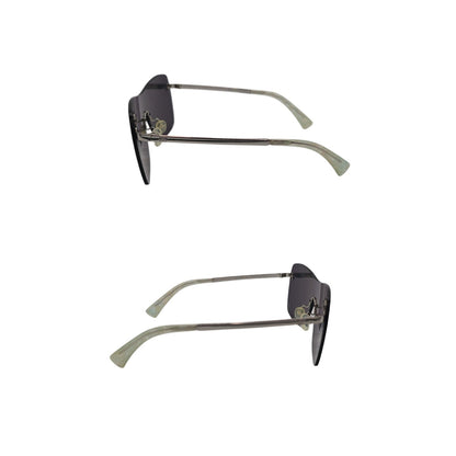 Chanel 4215 CC Shield Quilting Runway Sunglasses Silver Purple