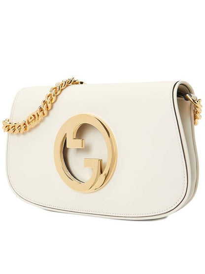 Gucci Blondie Interlocking G Shoulder Bag White
