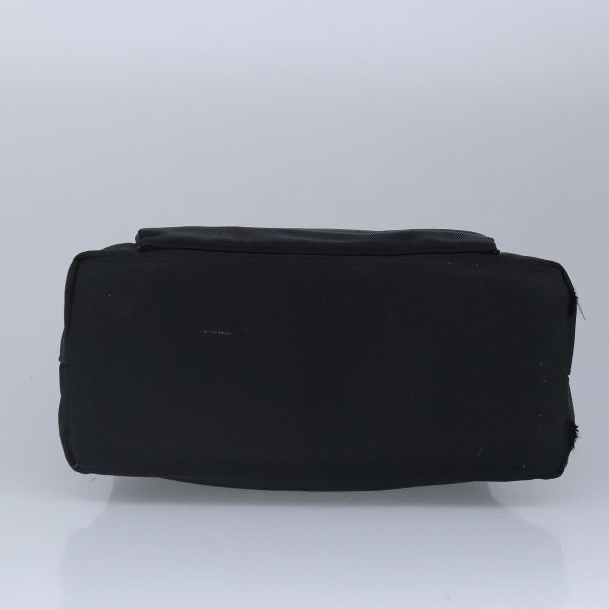 GUCCI Bamboo Hand Bag Nylon 2way Black Silver  99165