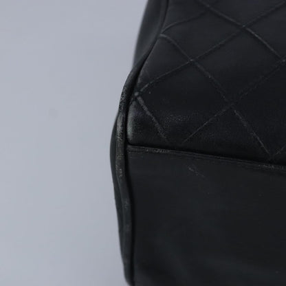 CHANEL Clutch Bag Lamb Skin Black CC 99481