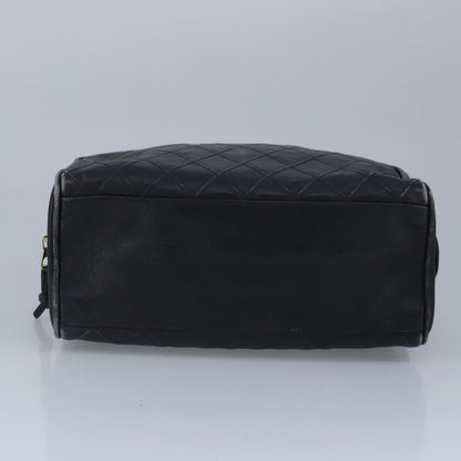 CHANEL Clutch Bag Lamb Skin Black CC 99481