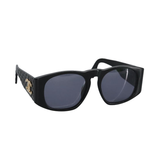 CHANEL Sunglasses plastic Black CC 99518