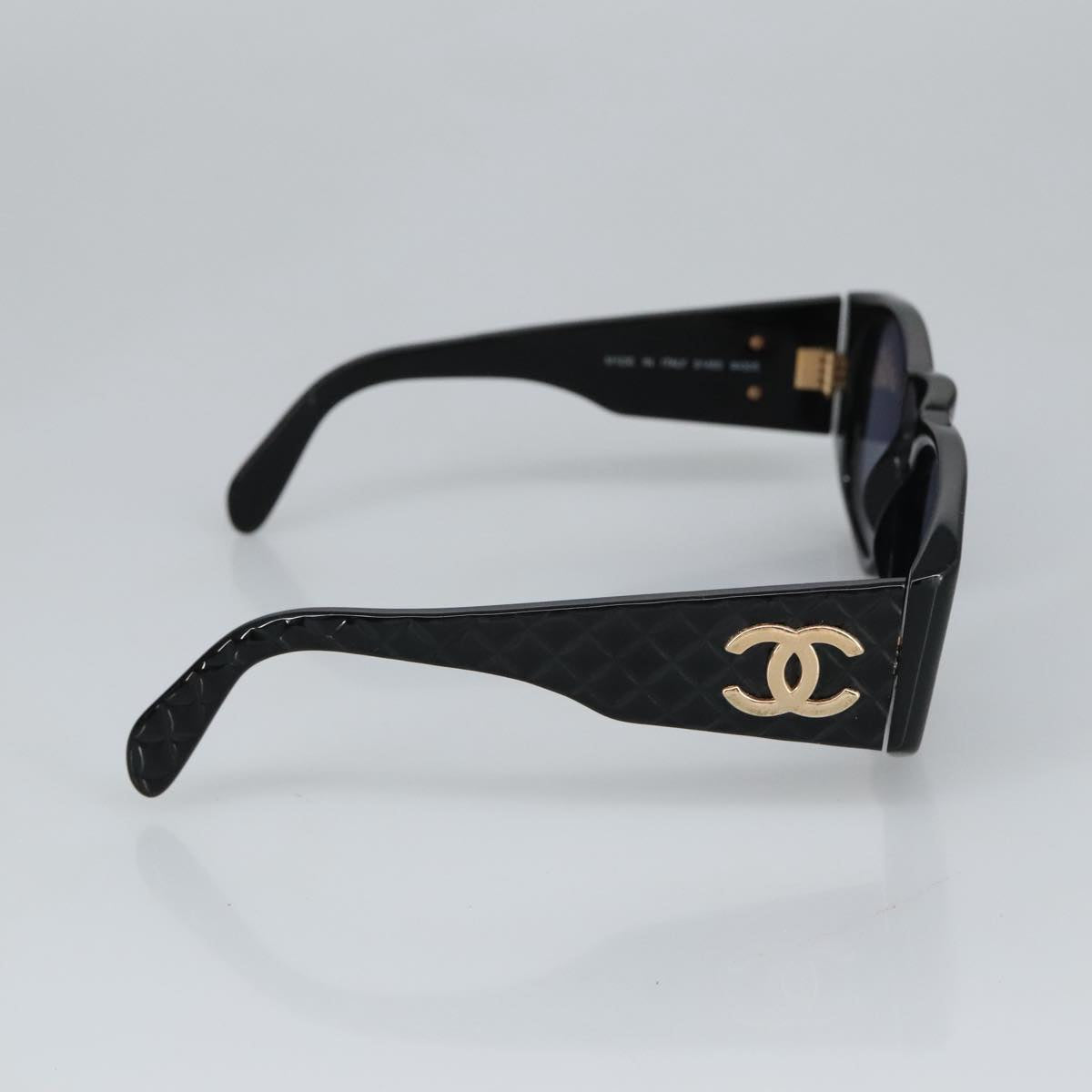 CHANEL Sunglasses plastic Black CC 99518