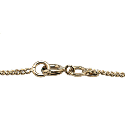 Gold Chanel Gold Plated CC No. 5 Perfume Bottle Charm Bracelet