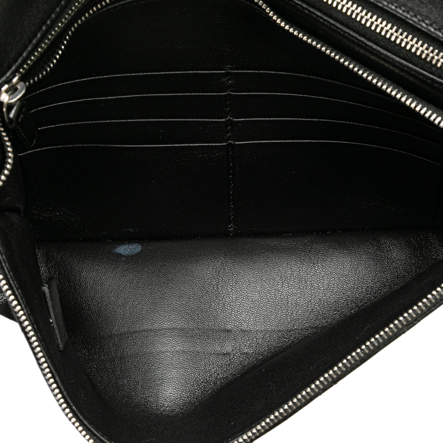Black Chanel Large Shiny Crumpled Calfskin 31 Clutch