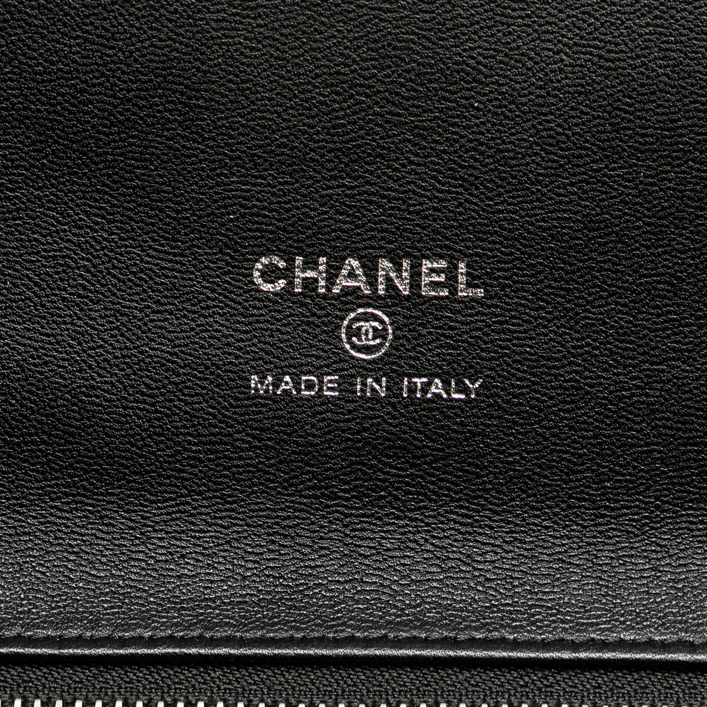 Black Chanel Large Shiny Crumpled Calfskin 31 Clutch