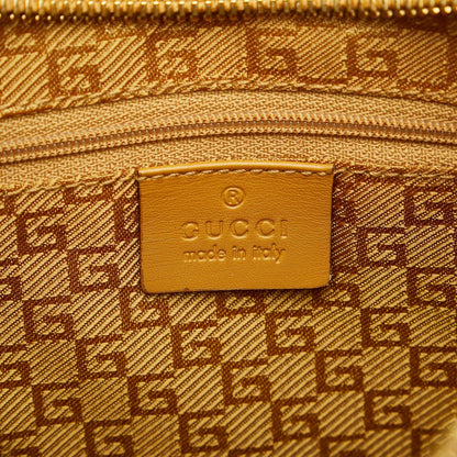 GUCCI Bamboo Suede Shoulder Bag