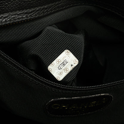 Black Chanel Triple CC Caviar Shoulder Bag