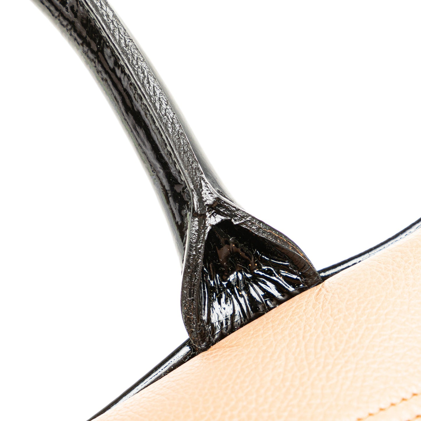 Brown Chanel Large Quilted Grained Calfskin Bowler Handbag