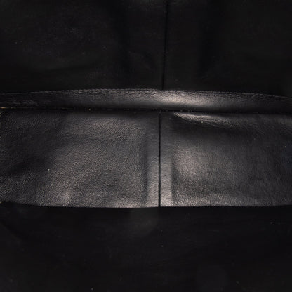 Black Chanel Jumbo Classic Patent Double Flap Shoulder Bag