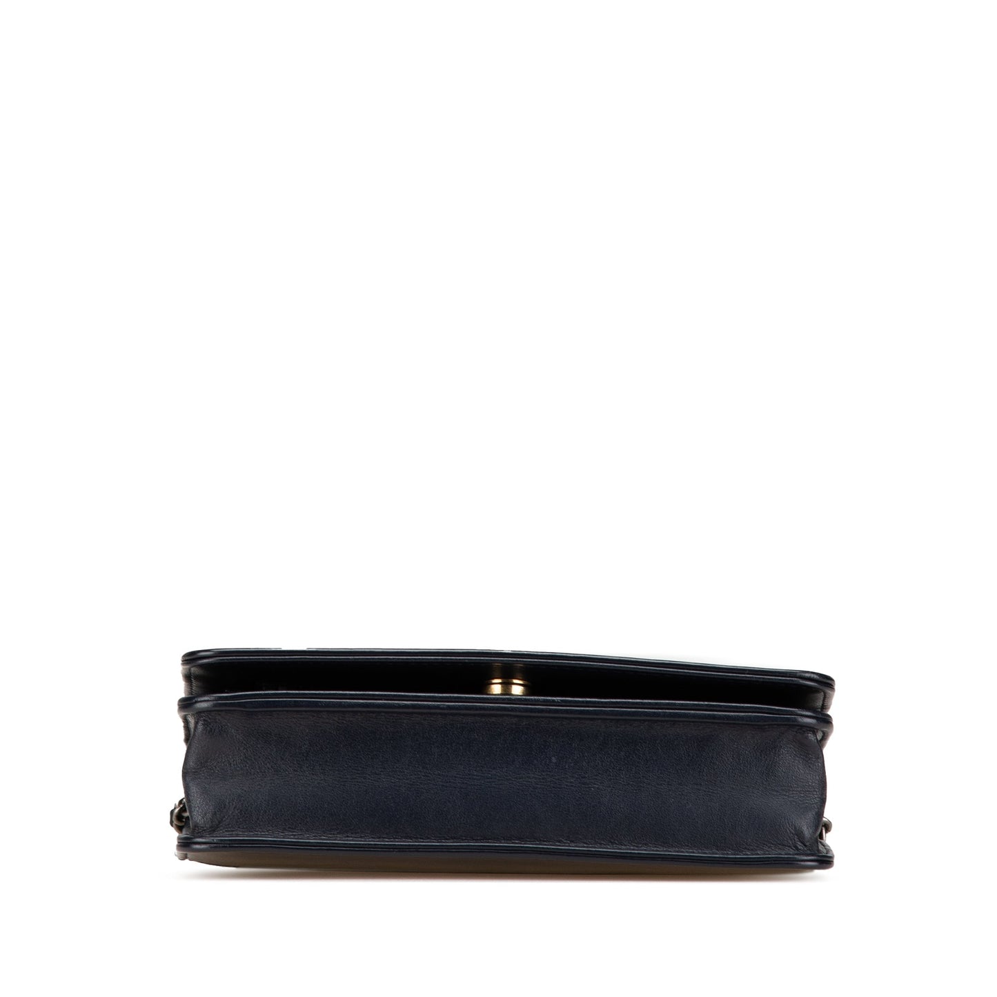 Black Chanel Quilted Aged Calfskin Gabrielle Wallet On Chain Crossbody Bag