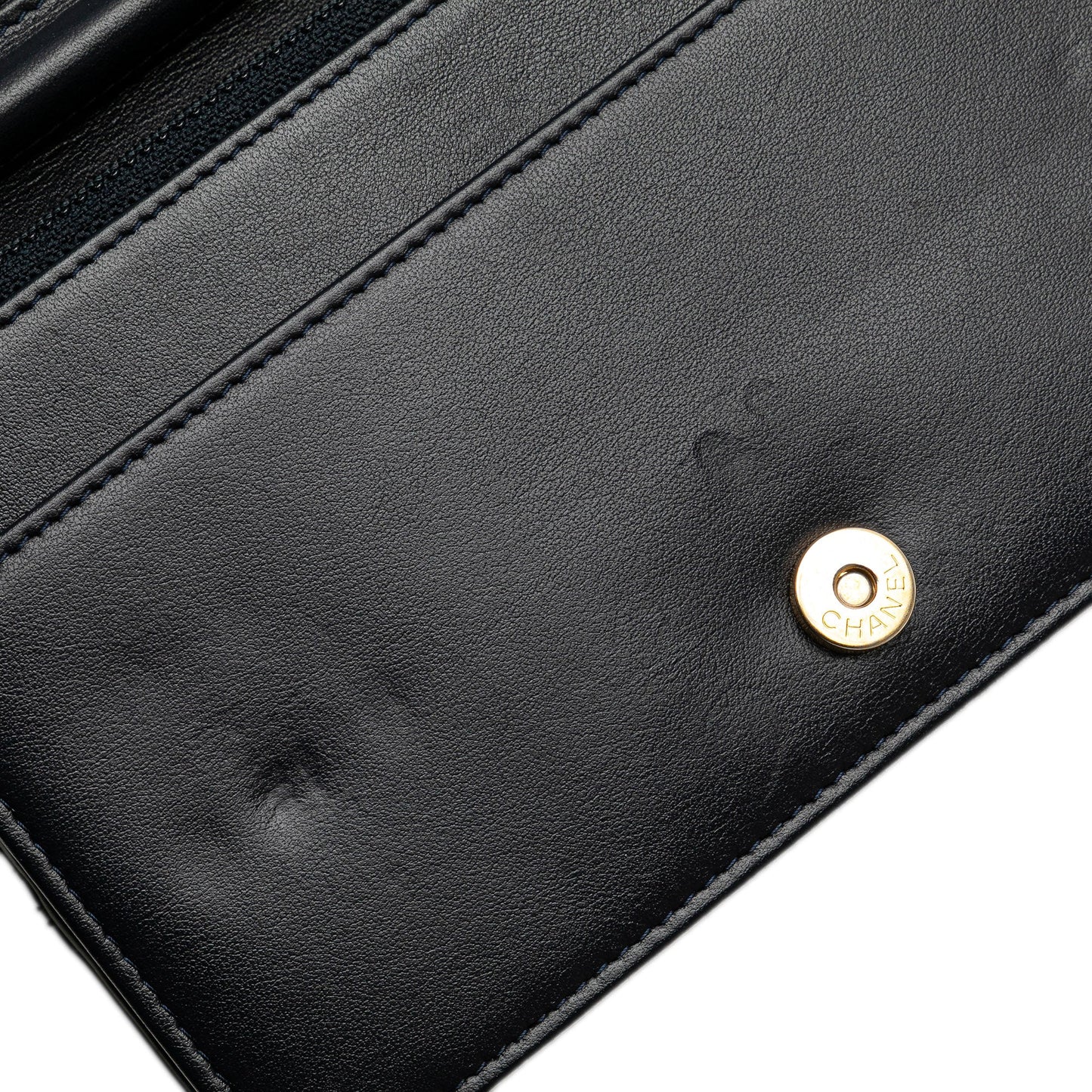 Black Chanel Quilted Aged Calfskin Gabrielle Wallet On Chain Crossbody Bag