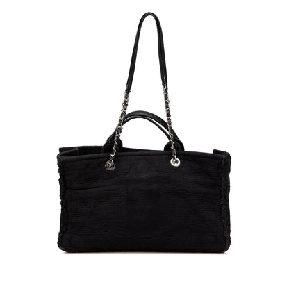Black Chanel Medium Double Face Deauville Satchel