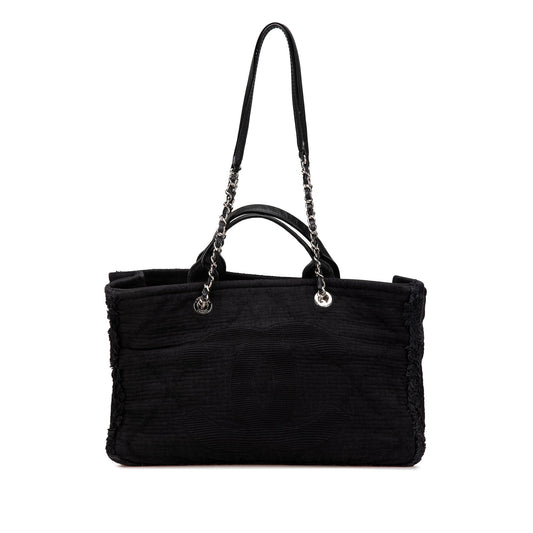 Black Chanel Medium Double Face Deauville Satchel