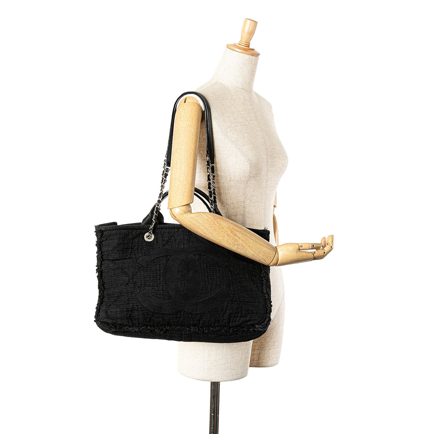 Black Chanel Medium Double Face Deauville Satchel
