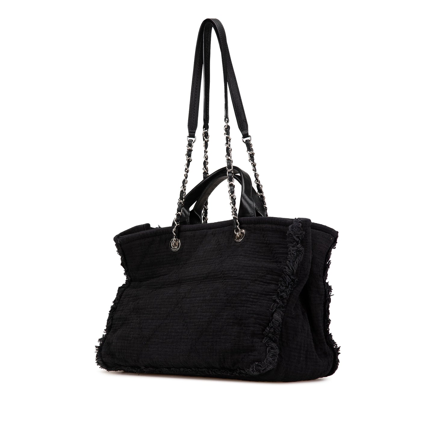 Black Chanel Medium Double Face Deauville Satchel