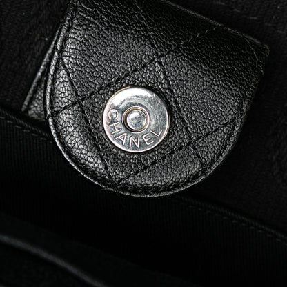 Black Chanel Medium Double Face Deauville Satchel