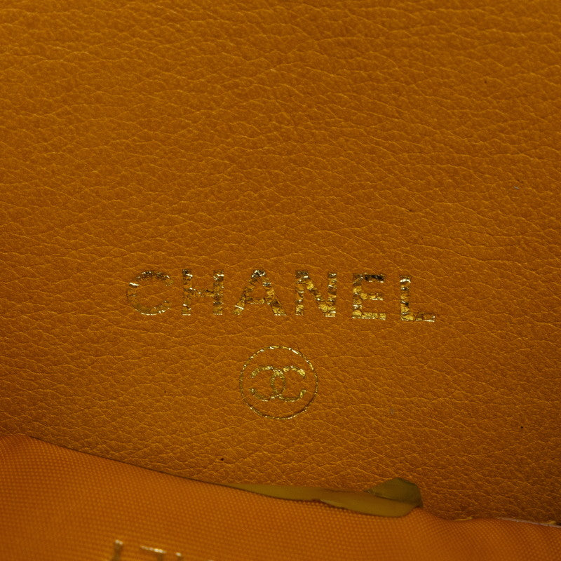 Chanel Caviar Skin Mini Pochette Crossbody Bag Yellow