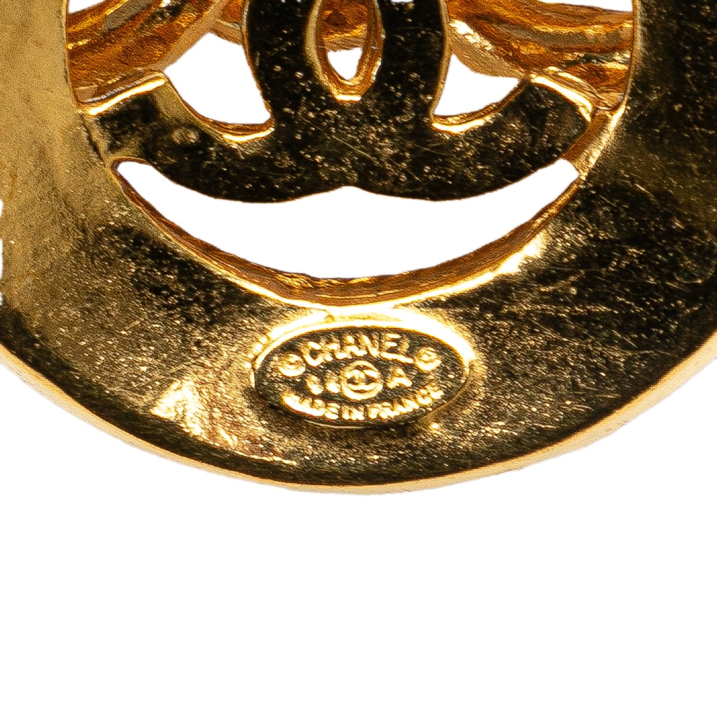 Gold Chanel Gold Plated CC Chain Belt