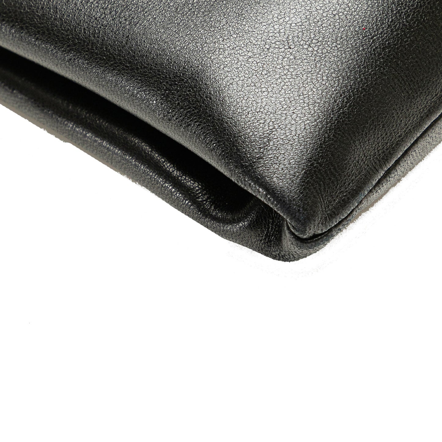 Black Chanel Lambskin Bow Long Clutch